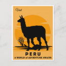 Suche nach peru vintage postkarten Lama