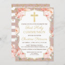 Recherche de elegant gold petite communion invitations Élégant