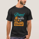 Recherche de voyage drôle tshirts Typographie