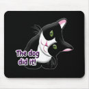Suche nach katzen und hunde mousepads Schwarzkatze