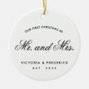 Suche nach black and white ornamente Mr und mrs
