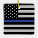 Recherche de policier ornements Drapeau américain