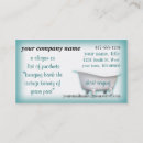 Recherche de bain et corps cartes visite Customer