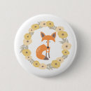 Recherche de renard de bébé badges Mignon