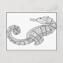 Recherche de hippocampe cartes postales Récif