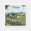 Recherche de vignobles serviettes Toscane