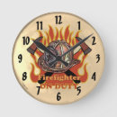 Suche nach flammen wanduhren Feuerwehrleute