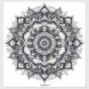 Recherche de mandalas autocollants Fleur