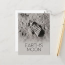 Suche nach mann im mond postkarten Raum