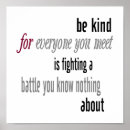 Recherche de be kind posters Typographie