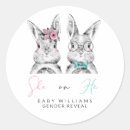 Recherche de lapin noir autocollants Noir et blanc