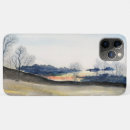 Recherche de paysage de neige iphone coques Aquarelle