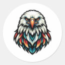 Recherche de portrait abstrait autocollants Aigle