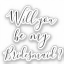 Suche nach bridesmaid aufkleber Minimal