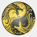 Recherche de dragon jaune autocollants Dragons