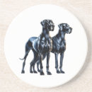 Recherche de canin dessous de verres Aquarelle
