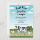 Recherche de vache noire invitations Pour enfants