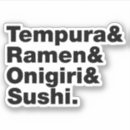 Recherche de onigiri autocollants Cuisine japonaise