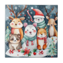 Recherche de joyeuses fêtes carreaux Animaux