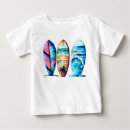 Recherche de surf bébé tshirts Aquarelle