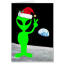 Recherche de alien père noël cartes invitations Extraterrestre