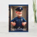 Recherche de policiers anniversaire cartes Pour lui