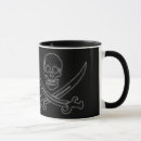 Recherche de drapeau pirate tasses Jolly roger