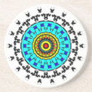 Recherche de mandalas dessous de verres Bohémien