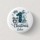 Recherche de premier noël de bébé badges Pour enfants