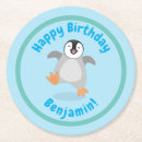 Recherche de pingouin mignon dessous de verres Illustration
