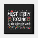 Recherche de chant de noël magnets Famille