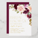 Recherche de burgundy bridal shower invitations Automne