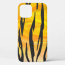 Recherche de rayures de tigre iphone coques Élégant