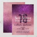 Recherche de tendances 16ans anniversaire invitations Scintille