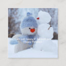 Suche nach schneemann visitenkarten Urlaub