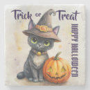 Recherche de chat halloween dessous de verres Tricher ou traiter