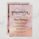 Recherche de elegant rose gold quinceanera invitations Daughter
