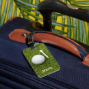 Recherche de balle de golf bagages étiquettes Vert