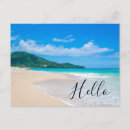 Recherche de belle plage cartes postales Ciel bleu