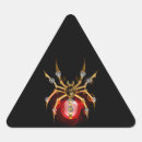 Recherche de insecte rouge autocollants Antique