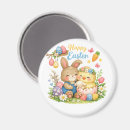 Recherche de lapin de pâques magnets Poussin