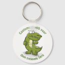 Recherche de crocodile porteclés Illustration