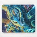 Recherche de dragon bleu tapis souris Fantastique