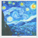 Recherche de peintures de van gogh autocollants Bleu