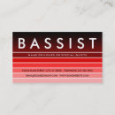 Recherche de guitare basse cartes visite Électrique