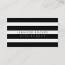 Recherche de motif rayé noir blanc cartes visite Simple