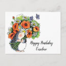Recherche de hérisson vœux cartes Fleurs
