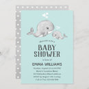 Recherche de whale baby shower garçon invitations Moderne