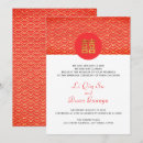 Recherche de chinois mariage invitations Rouge