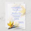 Recherche de tropical île mariage invitations Oiseau de paradis
